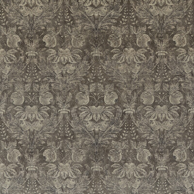 Samples and Purchasing available for Lapura Velvet - Mole Brown By G P & J Baker | Coromandel |Damask  Multipurpose Print at Designer Wallcoverings and Fabrics