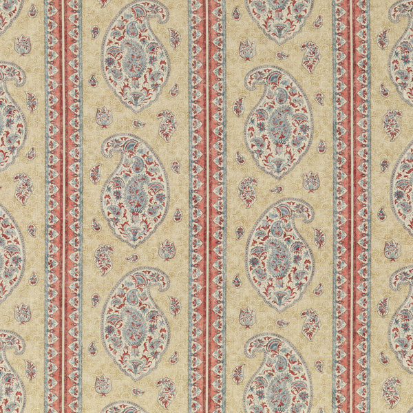 Coromandel - Red/Blue Red By G P & J Baker | Coromandel |  Drapery Print