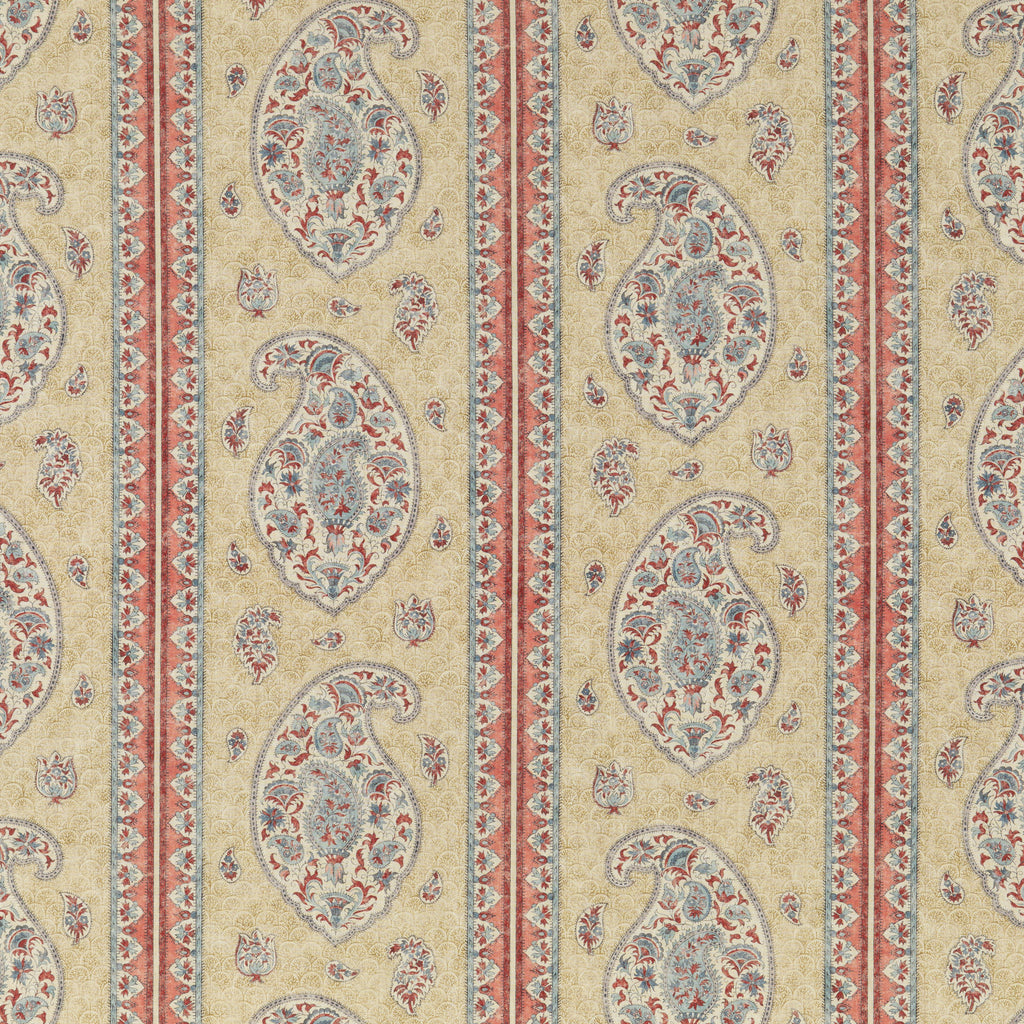 Coromandel - Red/Blue Red By G P & J Baker | Coromandel |  Drapery Print