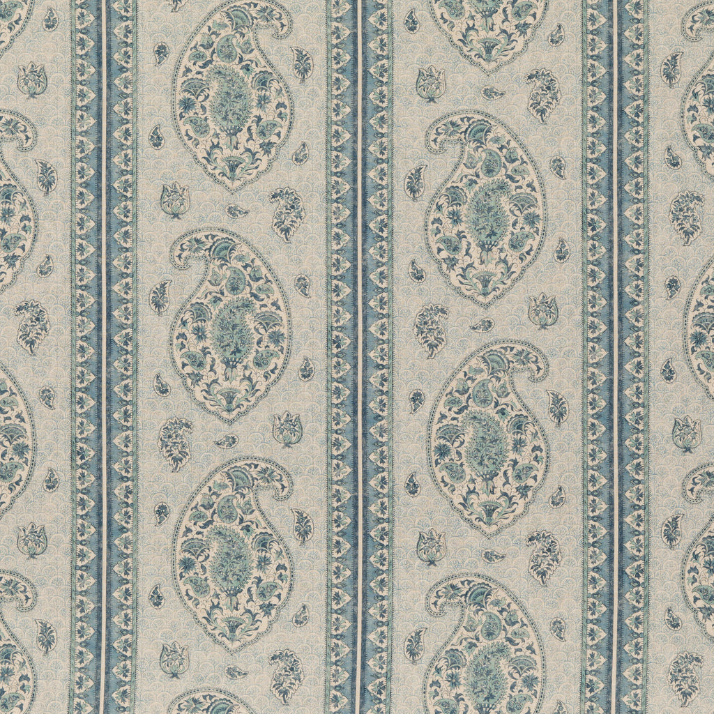 Coromandel - Blue Blue By G P & J Baker | Coromandel |  Drapery Print