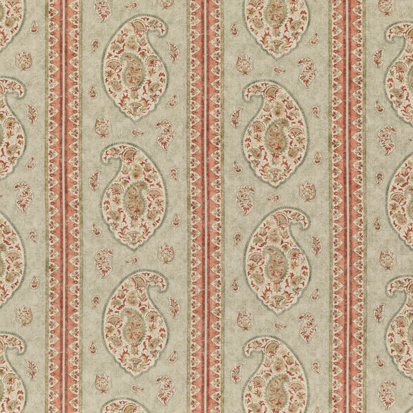 Coromandel - Green Green By G P & J Baker | Coromandel |  Drapery Print