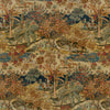 Ramayana Velvet - Indigo/Red Multi By G P & J Baker | Coromandel |Toile  Multipurpose Print