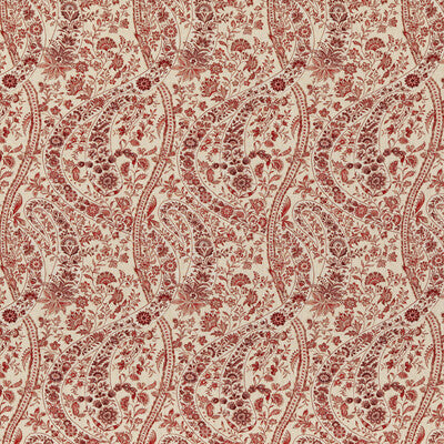 Samples and Purchasing available for Bukhara Paisley - Red Red By G P & J Baker | Coromandel |  Drapery Print at Designer Wallcoverings and Fabrics
