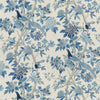 Samples and Purchasing available for Hydrangea Bird (Archive) - Blue Blue By G P & J Baker | Chifu |Botanical & Floral Flora & Fauna Multipurpose Print at Designer Wallcoverings and Fabrics