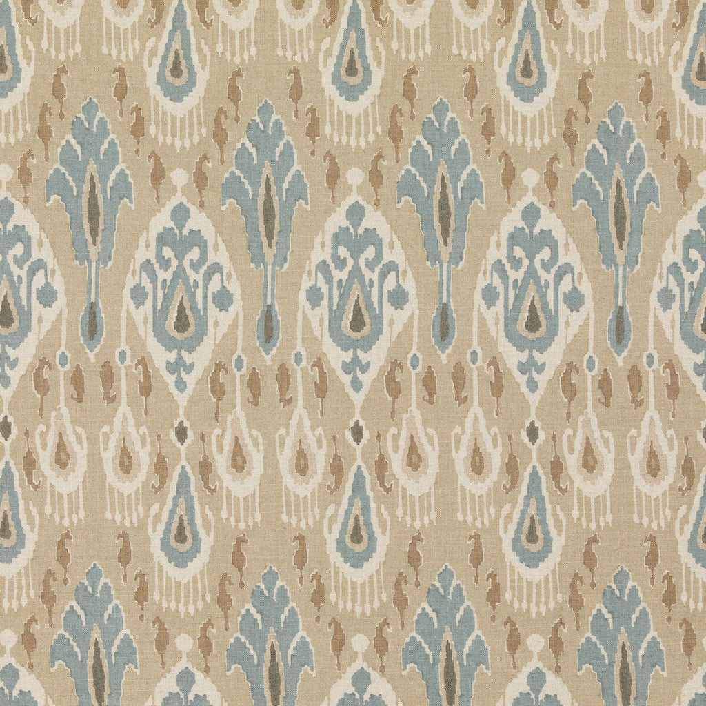 Samples and Purchasing available for Ikat Bokhara - Sand Beige By G P & J Baker | Chifu |Ikat/Southwest/Kilims  Multipurpose Print at Designer Wallcoverings and Fabrics