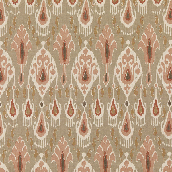 Ikat Bokhara - Neutral Blue By G P & J Baker | Chifu |Ikat/Southwest/Kilims  Multipurpose Print