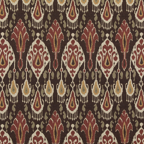 Ikat Bokhara - Espresso Beige By G P & J Baker | Chifu |Ikat/Southwest/Kilims  Multipurpose Print