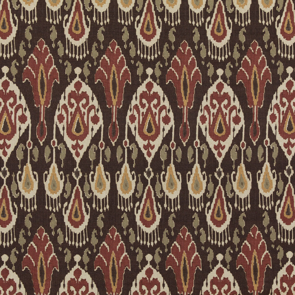 Samples and Purchasing available for Ikat Bokhara - Espresso Beige By G P & J Baker | Chifu |Ikat/Southwest/Kilims  Multipurpose Print at Designer Wallcoverings and Fabrics