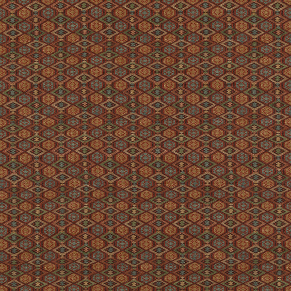 Balfour - Red/Green Red By G P & J Baker | Chifu |Medallion / Suzani / Persian  Multipurpose Print