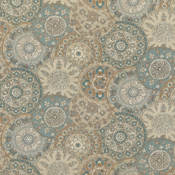 Imari - Soft Blue Beige By G P & J Baker | Chifu |Geometric  Multipurpose Print