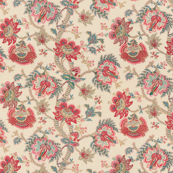 Kingham - Red/ Blue Red By G P & J Baker | Portobello |  Multipurpose Embroidery
