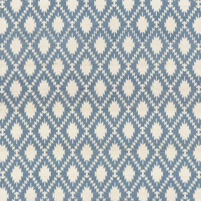 Samples and Purchasing available for Bagatelle - Blue Blue By G P & J Baker | Portobello |  Multipurpose Print at Designer Wallcoverings and Fabrics