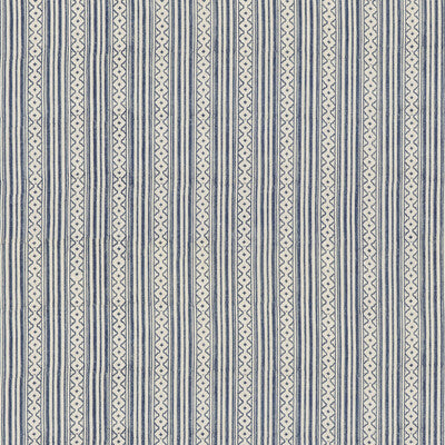 Samples and Purchasing available for Ebury Stripe - Blue Blue By G P & J Baker | Portobello |  Multipurpose Print at Designer Wallcoverings and Fabrics