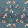 Samples and Purchasing available for Caspian - Indigo/Red Blue By G P & J Baker | Caspian |  Multipurpose Print at Designer Wallcoverings and Fabrics