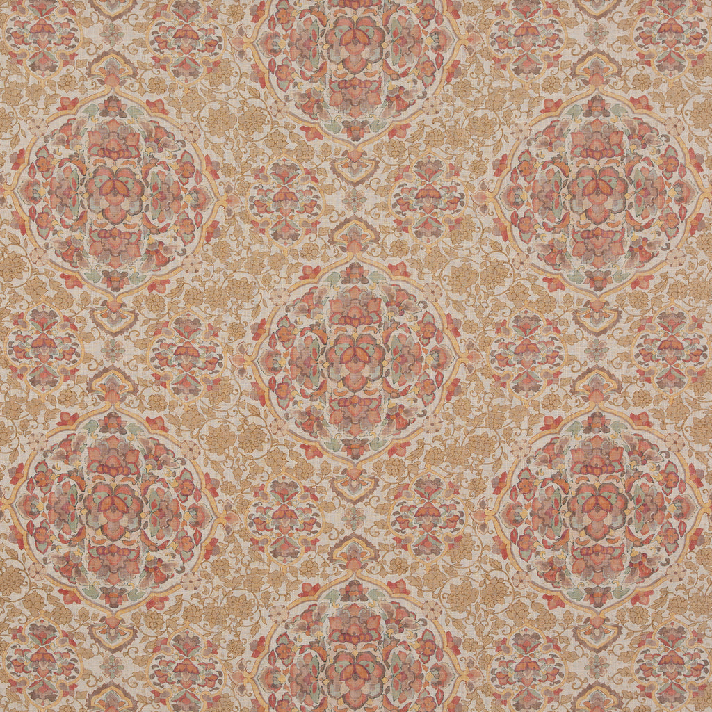 Kiana - Red/Aqua Blue By G P & J Baker | Caspian |  Multipurpose Print