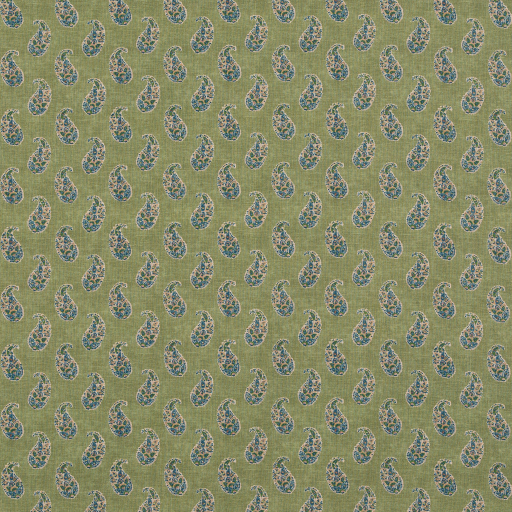 Patola Paisley - Emerald Green By G P & J Baker | Caspian |  Multipurpose Print