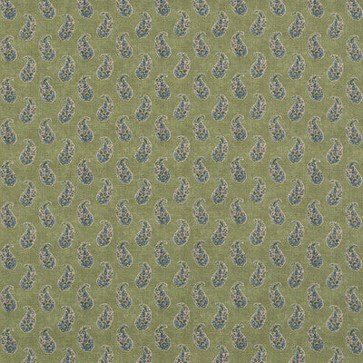 Samples and Purchasing available for Patola Paisley - Emerald Green By G P & J Baker | Caspian |  Multipurpose Print at Designer Wallcoverings and Fabrics