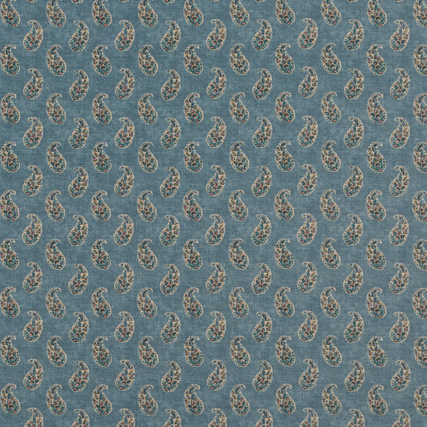 Patola Paisley - Blue Blue By G P & J Baker | Caspian |  Multipurpose Print
