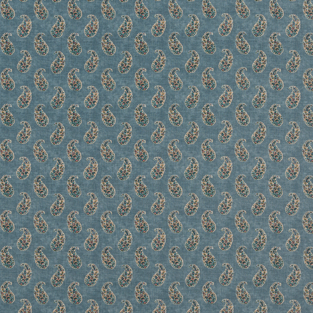 Patola Paisley - Blue Blue By G P & J Baker | Caspian |  Multipurpose Print