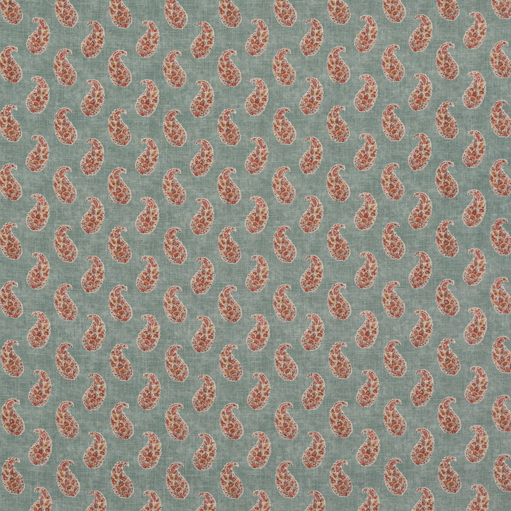 Patola Paisley - Aqua Green By G P & J Baker | Caspian |  Multipurpose Print