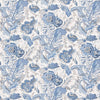 Indienne Flower - Blue Blue By G P & J Baker | Caspian |  Multipurpose Print