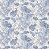 Samples and Purchasing available for Indienne Flower - Blue Blue By G P & J Baker | Caspian |  Multipurpose Print at Designer Wallcoverings and Fabrics
