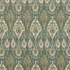 Samples and Purchasing available for Ikat Bokhara Linen - Emerald Green By G P & J Baker | Caspian |  Multipurpose Print at Designer Wallcoverings and Fabrics