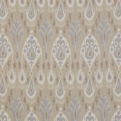 Samples and Purchasing available for Ikat Bokhara Linen - Parchment Beige By G P & J Baker | Caspian |  Multipurpose Print at Designer Wallcoverings and Fabrics