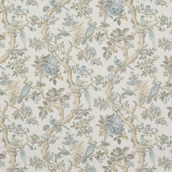 Eltham - Aqua Blue By G P & J Baker | Ashmore |  Multipurpose Print