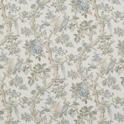 Eltham - Aqua Blue By G P & J Baker | Ashmore |  Multipurpose Print