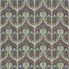 Samples and Purchasing available for Birds & Cherries Cotton - Indigo Blue By G P & J Baker | Original Brantwood Fabric |Animal/Insects  Multipurpose Print at Designer Wallcoverings and Fabrics
