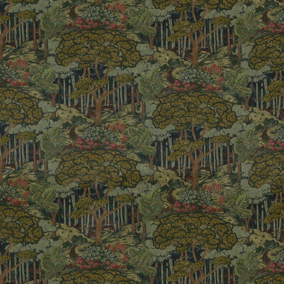 Samples and Purchasing available for Ruskin Velvet - Emerald Green By G P & J Baker | Original Brantwood Fabric |  Multipurpose Print at Designer Wallcoverings and Fabrics
