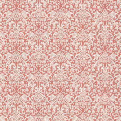 Fritillerie Cotton - Coral Orange By G P & J Baker | Original Brantwood Fabric |Botanical & Floral  Multipurpose Print