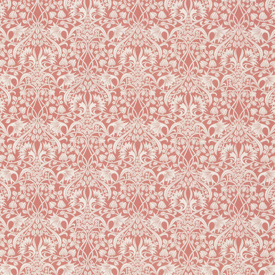 Samples and Purchasing available for Fritillerie Cotton - Coral Orange By G P & J Baker | Original Brantwood Fabric |Botanical & Floral  Multipurpose Print at Designer Wallcoverings and Fabrics