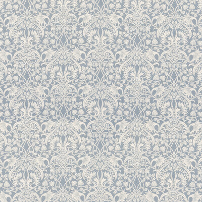 Samples and Purchasing available for Fritillerie - Blue Blue By G P & J Baker | Original Brantwood Fabric |Botanical & Floral  Multipurpose Print at Designer Wallcoverings and Fabrics