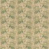 Little Brantwood - Green Green By G P & J Baker | Original Brantwood Fabric |Botanical & Floral  Multipurpose Print
