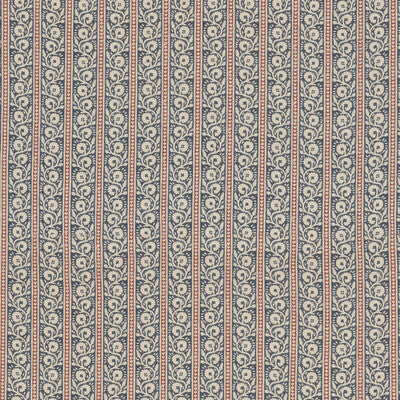 Samples and Purchasing available for Bibury - Indigo/Red Blue By G P & J Baker | House Small Prints |Botanical & Floral  Multipurpose Print at Designer Wallcoverings and Fabrics