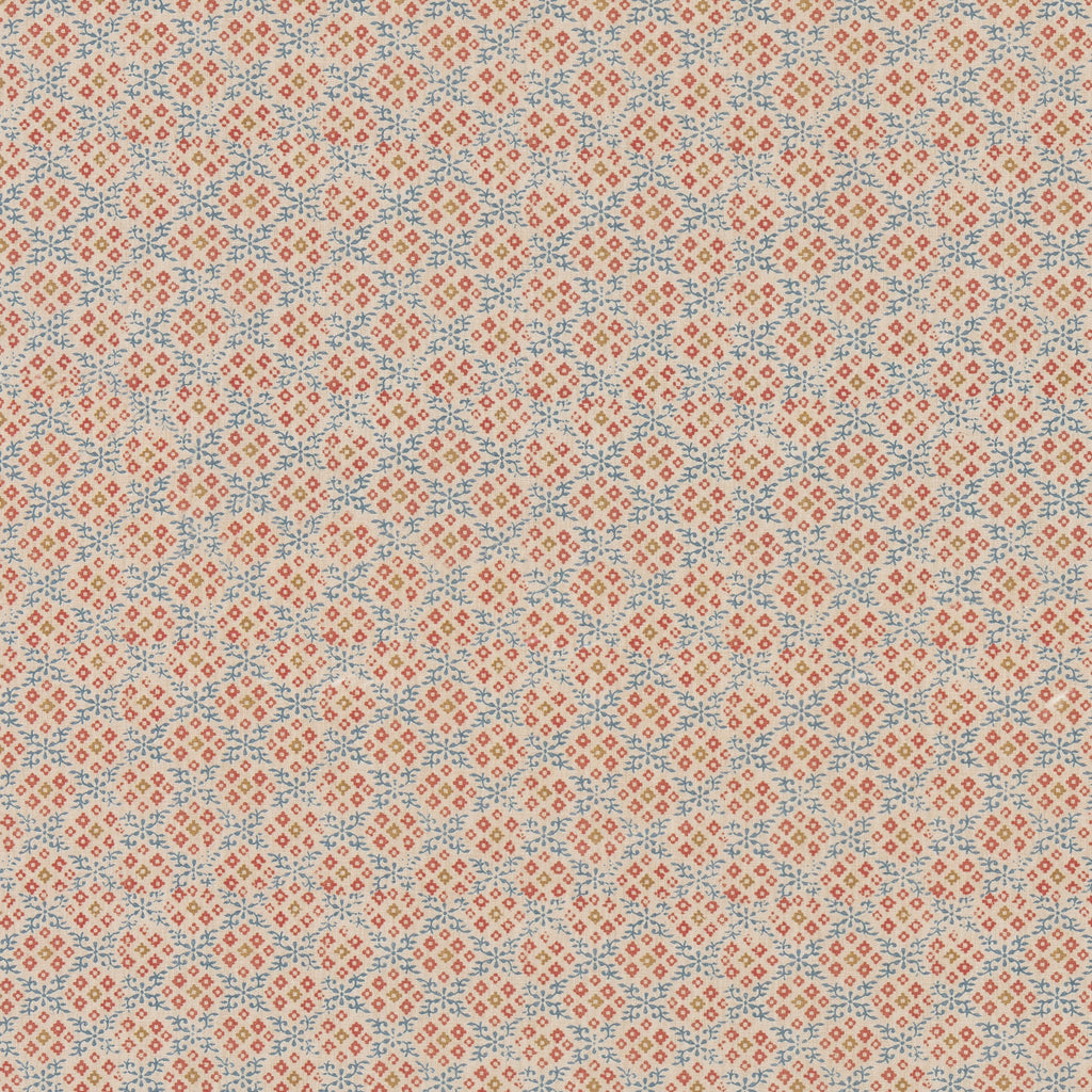 Grantly - Indigo/Red Blue By G P & J Baker | House Small Prints |Botanical & Floral  Multipurpose Print