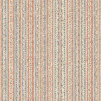 Samples and Purchasing available for Compton - Indigo/Red Blue By G P & J Baker | House Small Prints |Stripes  Multipurpose Print at Designer Wallcoverings and Fabrics