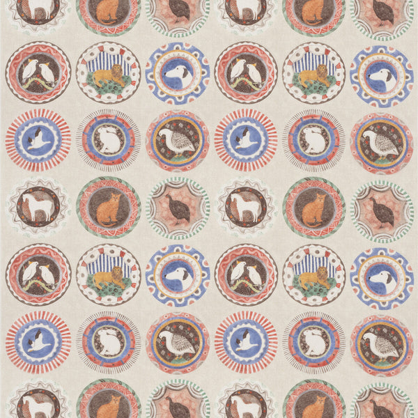 Robina'S Dinner Party - Jewel Multi By G P & J Baker | G P & J Baker X Kit Kemp Prints & Embroideries |Novelty  Multipurpose Print