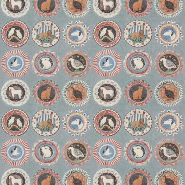 Robina'S Dinner Party - Teal Teal By G P & J Baker | G P & J Baker X Kit Kemp Prints & Embroideries |Novelty  Multipurpose Print