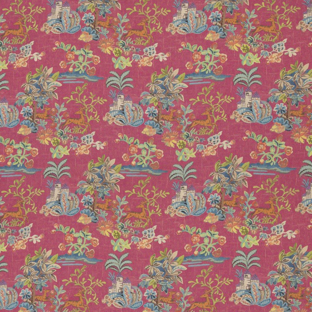 Samples and Purchasing available for Knight'S Tale Texture - Fuchsia Pink By G P & J Baker | G P & J Baker X Kit Kemp Prints & Embroideries |Novelty  Multipurpose Print at Designer Wallcoverings and Fabrics
