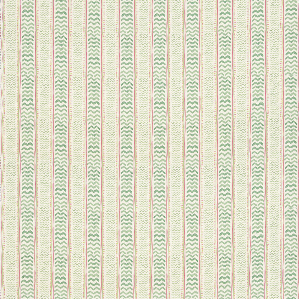 Samples and Purchasing available for Wriggle Room - Green/Pink Green By G P & J Baker | G P & J Baker X Kit Kemp Prints & Embroideries |Global  Multipurpose Print at Designer Wallcoverings and Fabrics