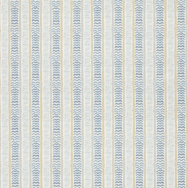 Wriggle Room - Blue/Yellow Blue By G P & J Baker | G P & J Baker X Kit Kemp Prints & Embroideries |Global  Multipurpose Print