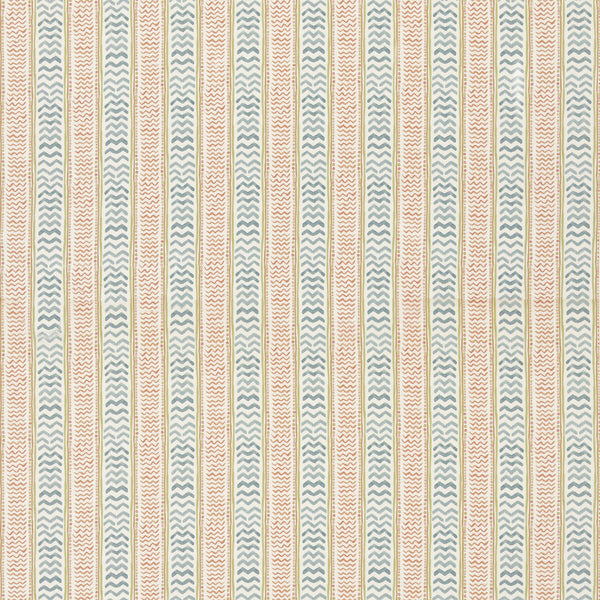 Wriggle Room - Teal/Spice Teal By G P & J Baker | G P & J Baker X Kit Kemp Prints & Embroideries |Global  Multipurpose Print