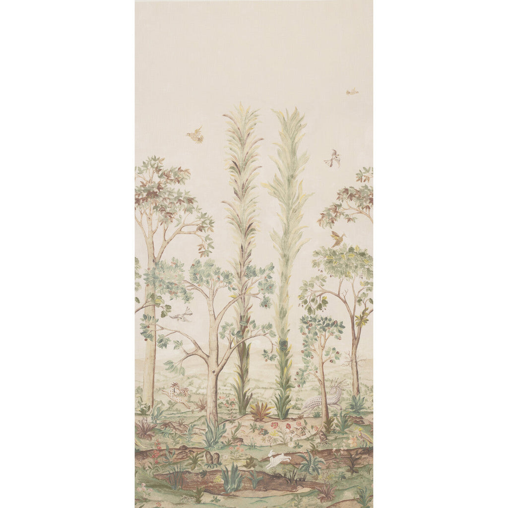 Samples and Purchasing available for Tall Trees Printed Panel - Sunset Multi By G P & J Baker | G P & J Baker X Kit Kemp Prints & Embroideries |Novelty  Multipurpose Print at Designer Wallcoverings and Fabrics