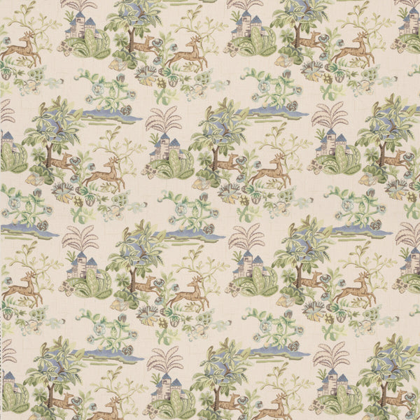 Knight'S Tale - Sage/Blue Green By G P & J Baker | G P & J Baker X Kit Kemp Prints & Embroideries |Novelty  Multipurpose Print
