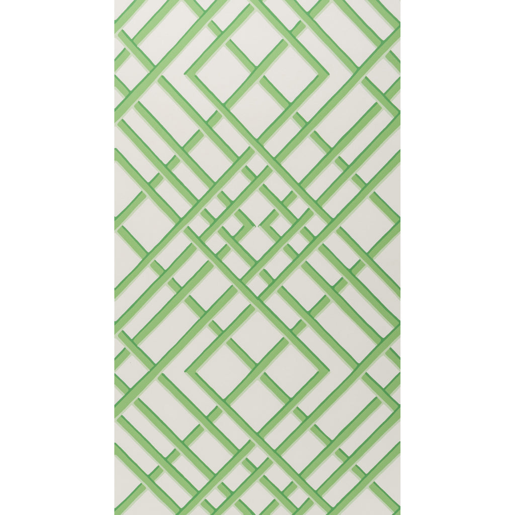 Treillage Sidewall - Leaf Green By Brunschwig & Fils | Volume 56 Print