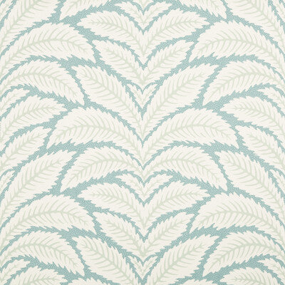 Samples and Purchasing available for Talavera - Aqua Turquoise By Brunschwig & Fils |  | Botanical & Floral Wallcovering Print at Designer Wallcoverings and Fabrics