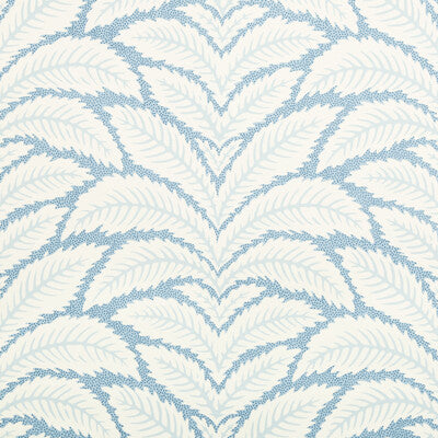 Samples and Purchasing available for Talavera - Blue Blue By Brunschwig & Fils |  | Botanical & Floral Wallcovering Print at Designer Wallcoverings and Fabrics